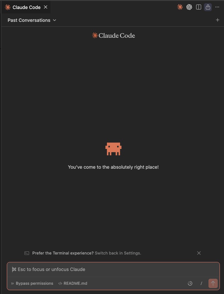 Claude Code for VS Code 切換模式